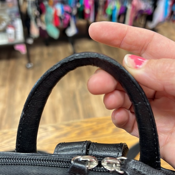 JACK GEORGES | Chelsea Collection Angela backpack crossgrain Saffiano leather - Picture 10 of 15